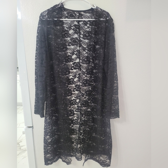Unknown Jackets & Blazers - Elegant Black Lace Women's Cardigan